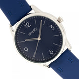 Simplify The 6300 Leather-Band Watch - Blue SIM6304