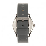 Simplify The 6300 Leather-Band Watch - Charcoal SIM6306