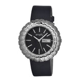 Simplify The 2100 Leather-Band Ladies Watch w/Date - Silver/Black SIM2102