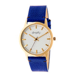 Simplify The 2800 Leather-Band Watch - Gold/Blue SIM2804