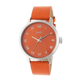 Simplify The 4200 Leather-Band Watch - Orange SIM4203