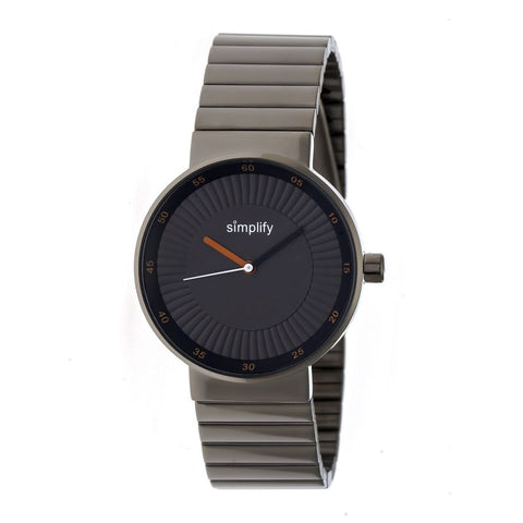 Simplify The 4600 Bracelet Watch - Charcoal/Camel SIM4606