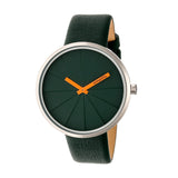 Simplify The 4000 Leather-Band Watch - Forest Green SIM4002