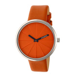 Simplify The 4000 Leather-Band Watch - Orange SIM4006