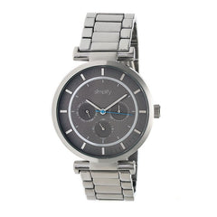 Simplify The 4800 Bracelet Watch w/Day/Date - Silver/Grey SIM4803