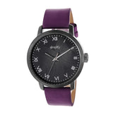 Simplify The 4200 Leather-Band Watch - Purple SIM4207