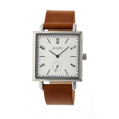 Simplify The 5000 Leather-Band Watch - Brown/White SIM5003