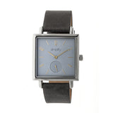Simplify The 5000 Leather-Band Watch - Charcoal/Grey SIM5006