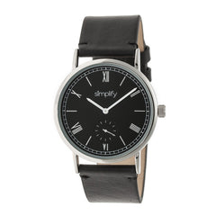 Simplify The 5100 Leather-Band Watch - Black SIM5102