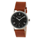 Simplify The 5100 Leather-Band Watch - Camel/Black SIM5106