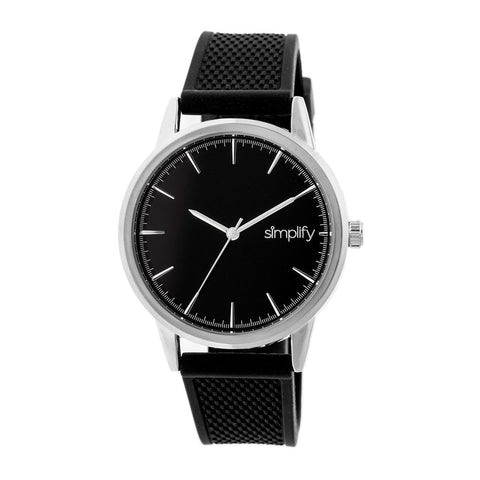 Simplify The 5200 Strap Watch - Silver/Black SIM5202