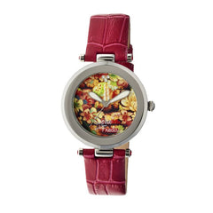 Sophie & Freda Kew Leather-Band Ladies Watch - Red SAFSF1802