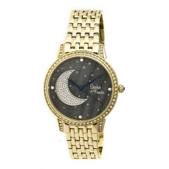 Sophie & Freda Moon & Stars Ladies Bracelet Watch - Gold