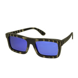 Spectrum Ward Wood Polarized Sunglasses - Black Stripe/Blue SSGS117BL